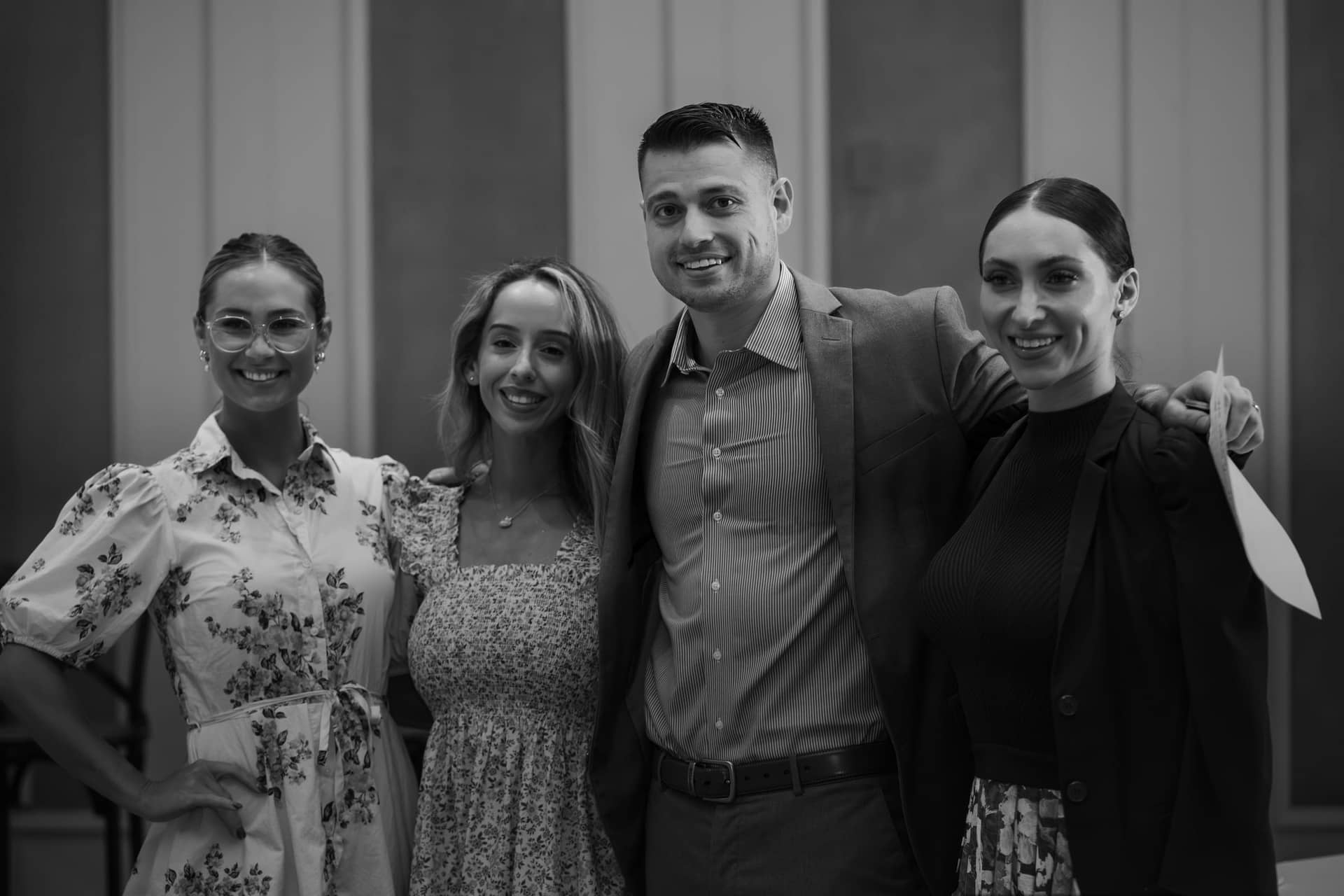 Christopher Molina with realtor partners after a Molina Mortgage masterclass